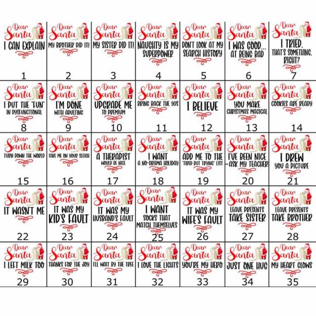 Personalized Dear Santa Christmas Family Matching Pajamas