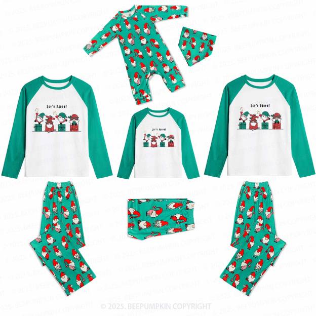 Let's Party Family Matching Gnomes Pajamas Beepumpkin