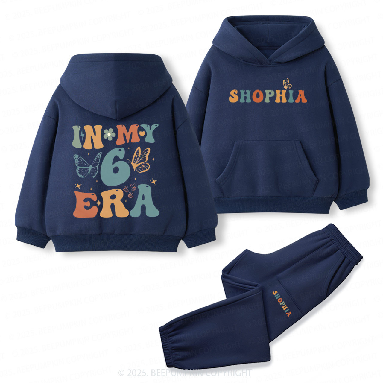 Personalized In My Era Toddler&Kids Hoodie Set