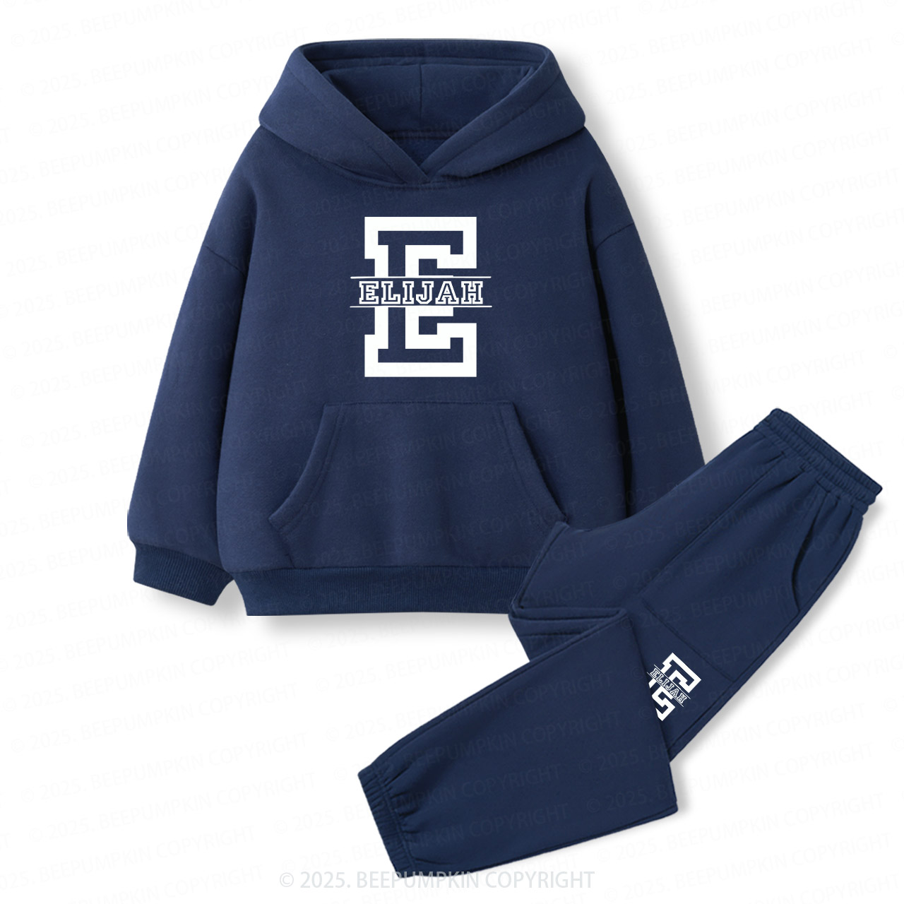 Personalized Monogram Toddler&Kids Hoodie Set
