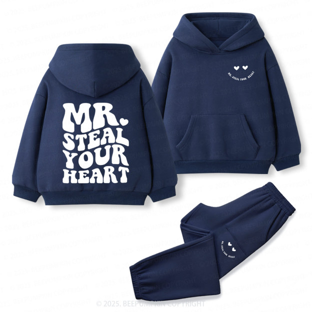 Mr Steal Your Heart Toddler&Kids Hoodie Set