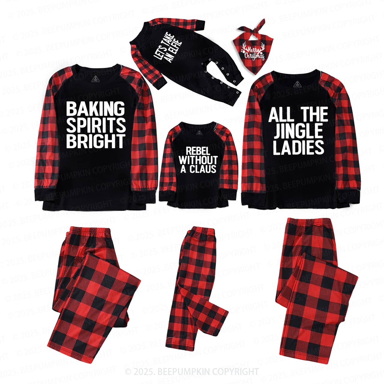 Personalized 24 Christmas Quotes Family Matching Pajamas