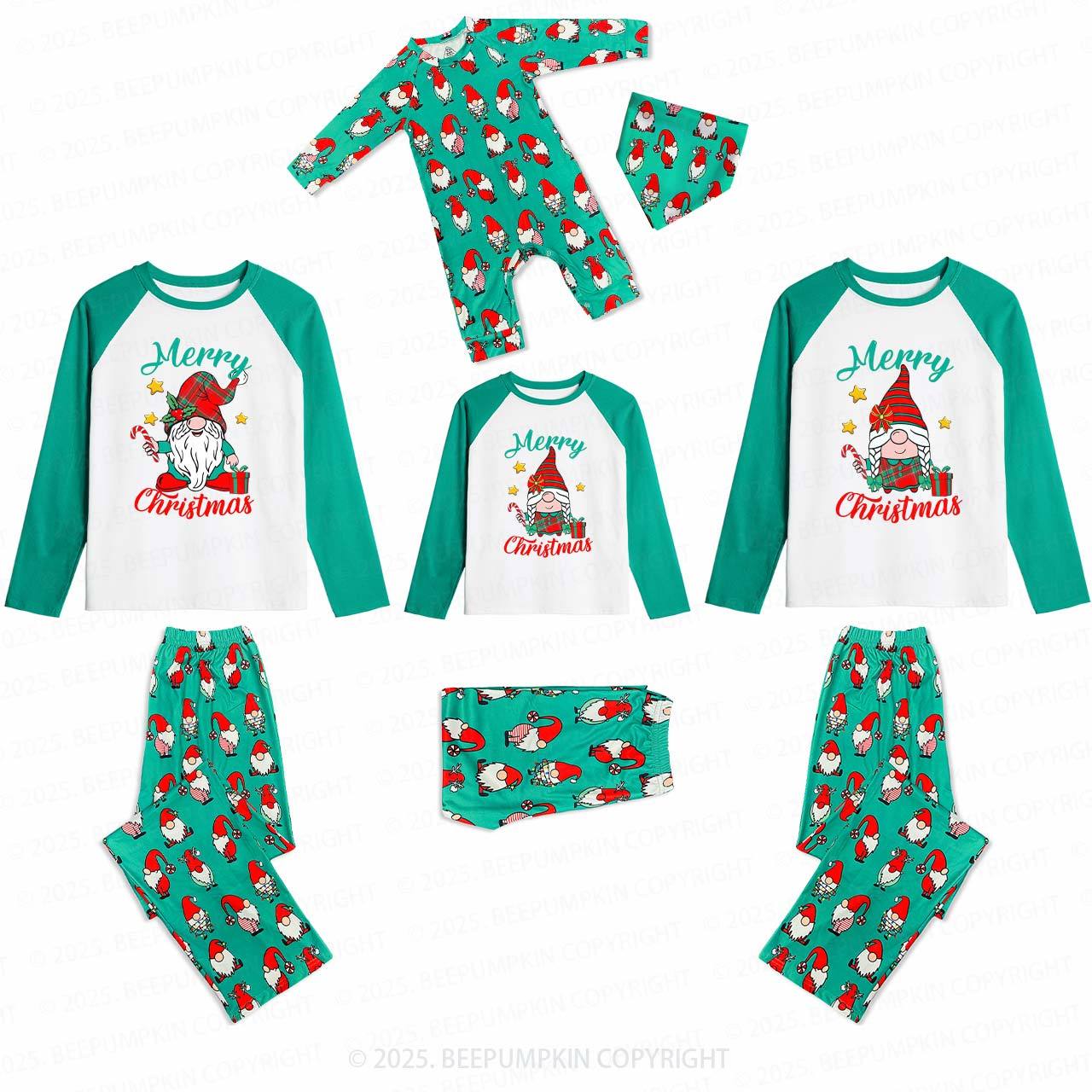 Christmas Gnomes Arrive Family Matching Gnomes Pajamas Beepumpkin