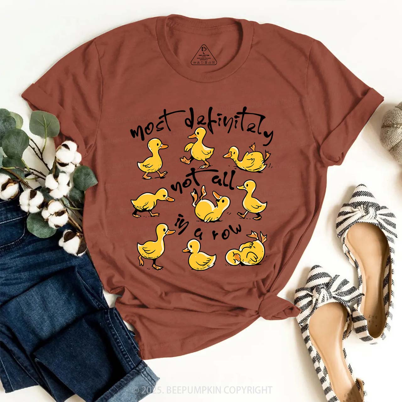 Funny Ducks Not All In A Row T-Shirts Beepumpkin