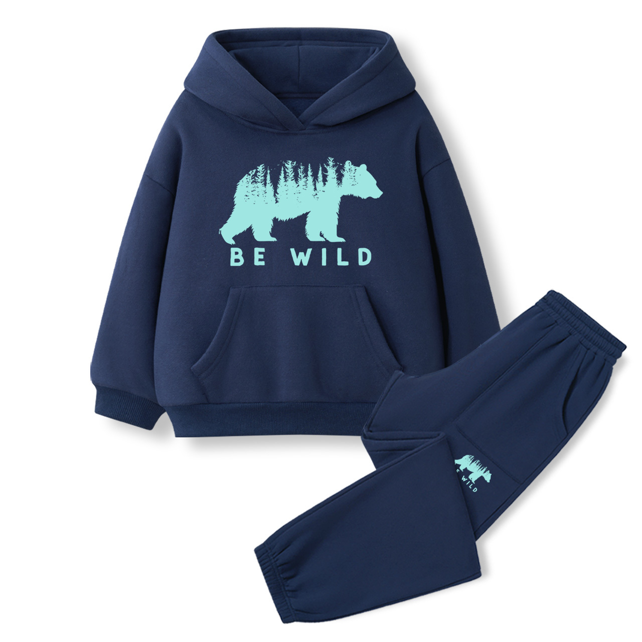 Be Wild Toddler&Kids Hoodie Set