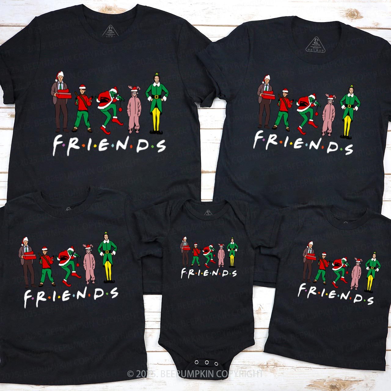 Spend Christmas Together Party Matching Shirts