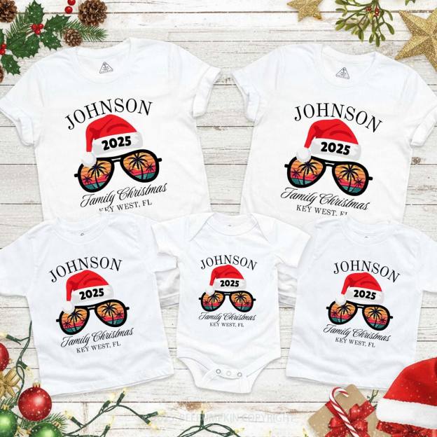 Personalized Tropical Group Family Matching T-Shirts Beepumpkin