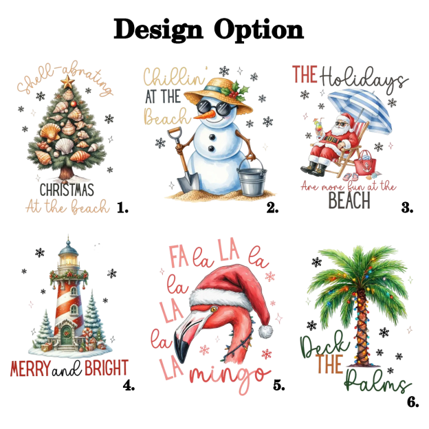 Personalized Seaside Holiday Magic Family Matching T-Shirts Beepumpkin