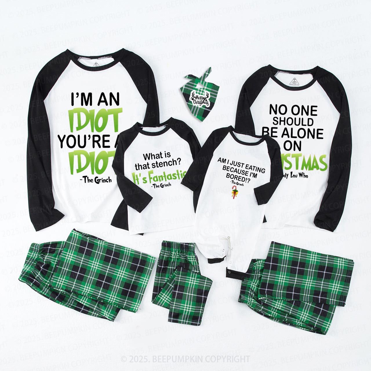 Personalized Holiday Sass Collection Family Matching Pajamas