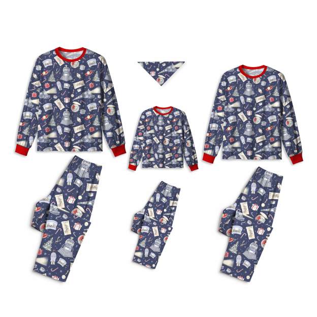 Nordic Winter Vibes All-Over Print Family Matching Pajama Sets