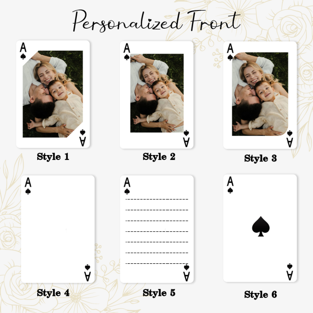 Personalized Photo Playing Cards Beepumpkin