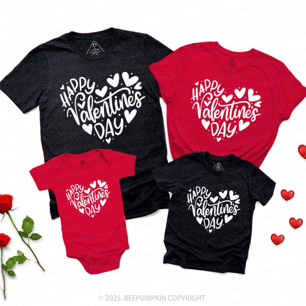 Happy Valentine's Day Family Shirt