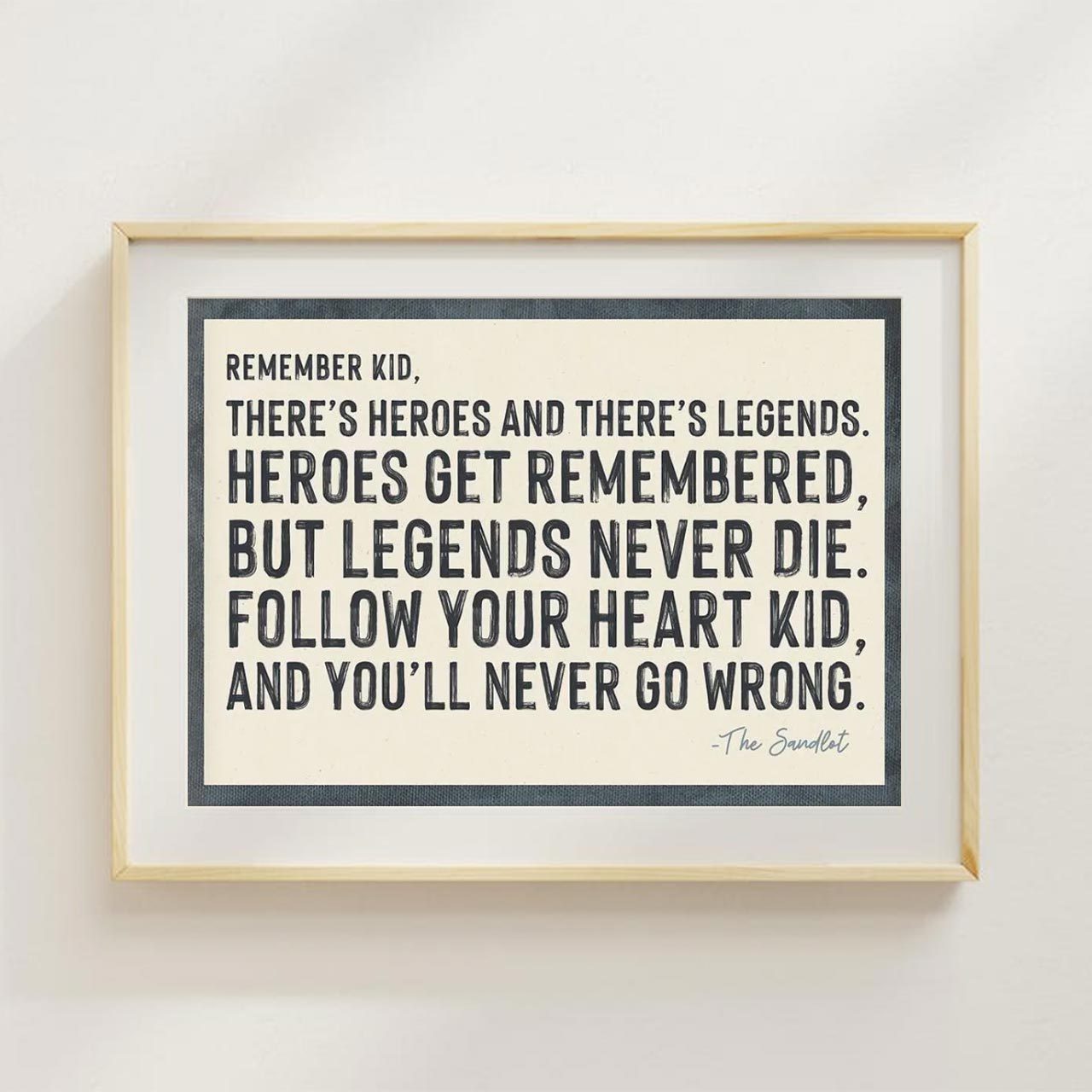 Set Of 6 Retro Ballpark Digital Nursery Wall Art