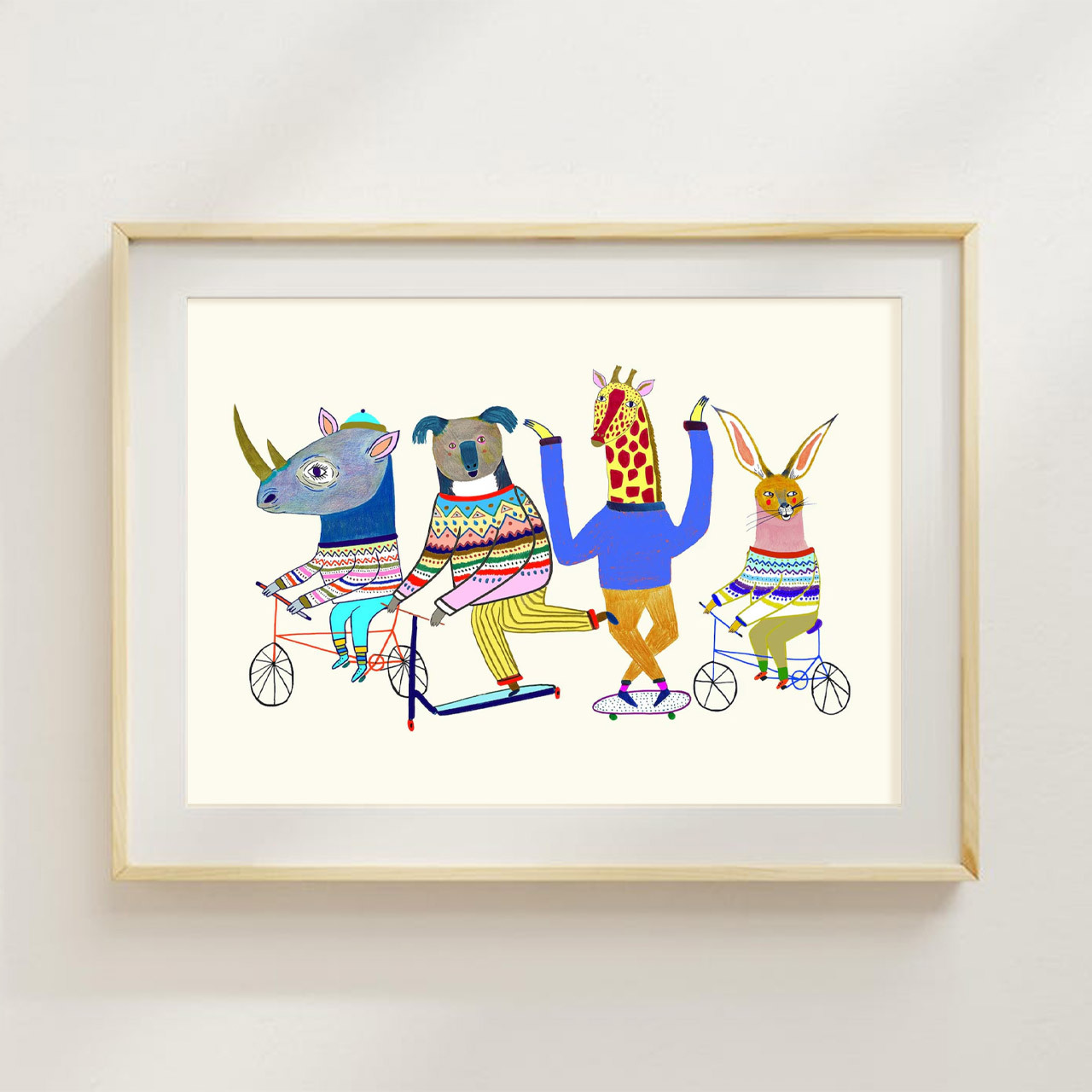 The Joy Ride Squad Digital Nursery Wall Art