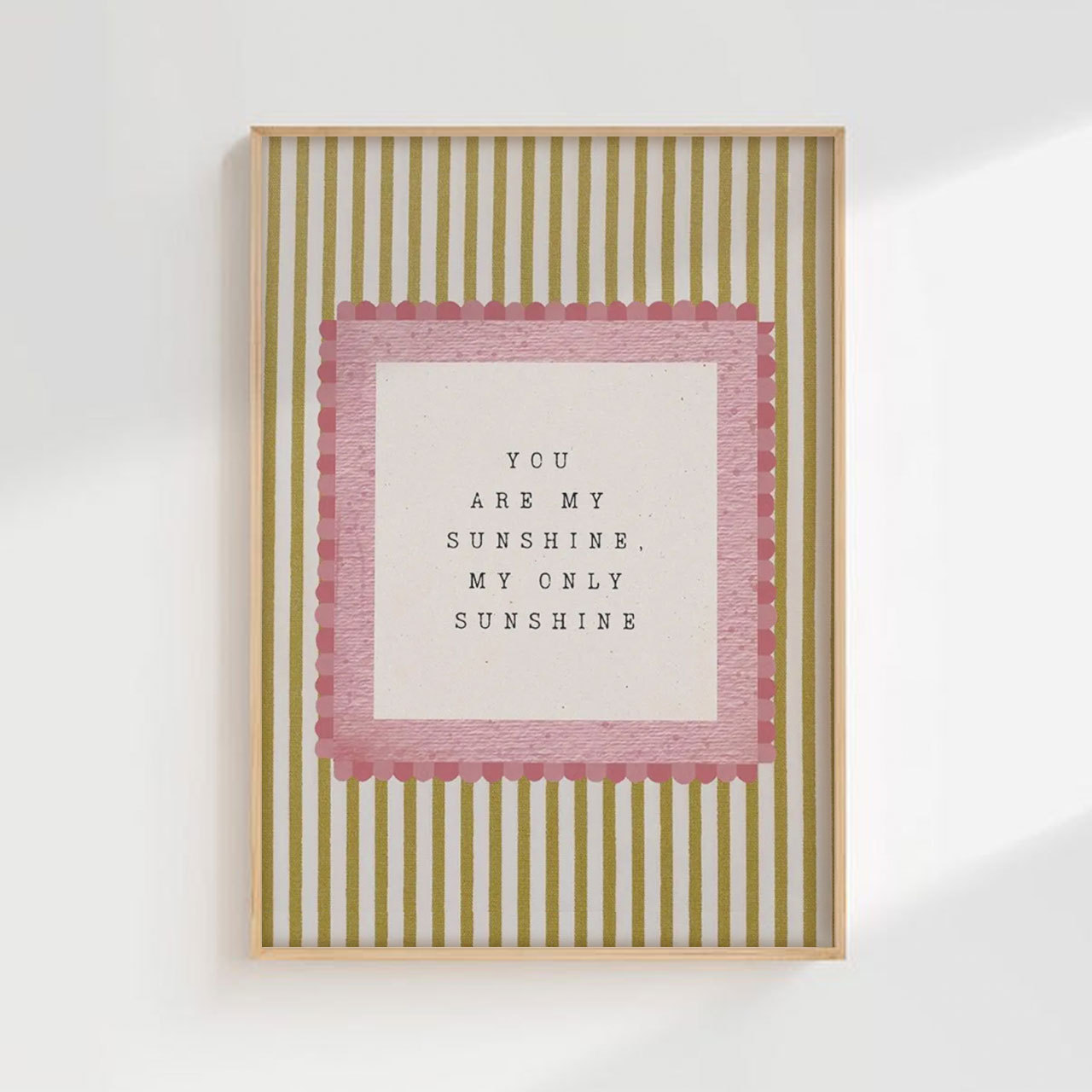 You Are My Sunshine Digital Nursery Wall Art