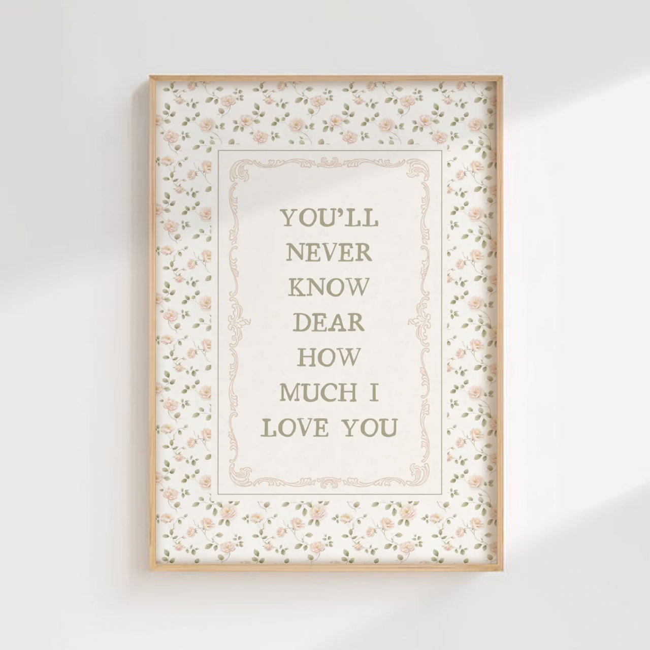 You'll Never Know Dear Digital Nursery Wall Art
