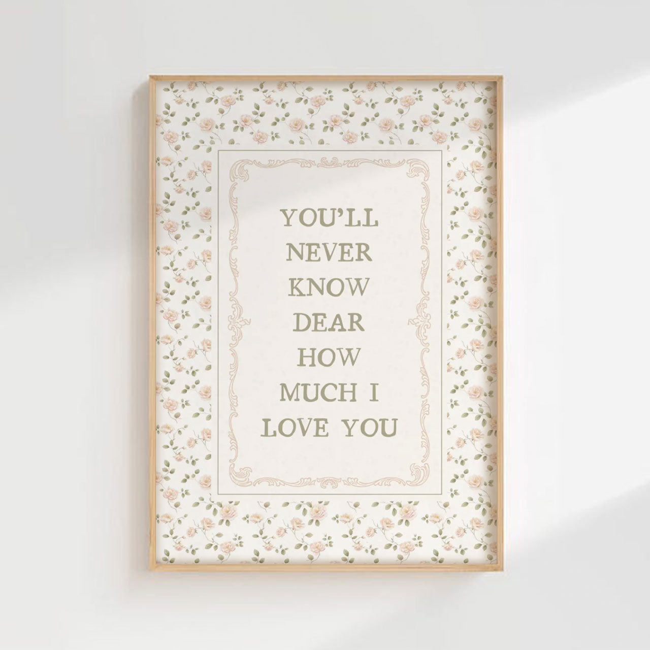You'll Never Know Dear Digital Nursery Wall Art