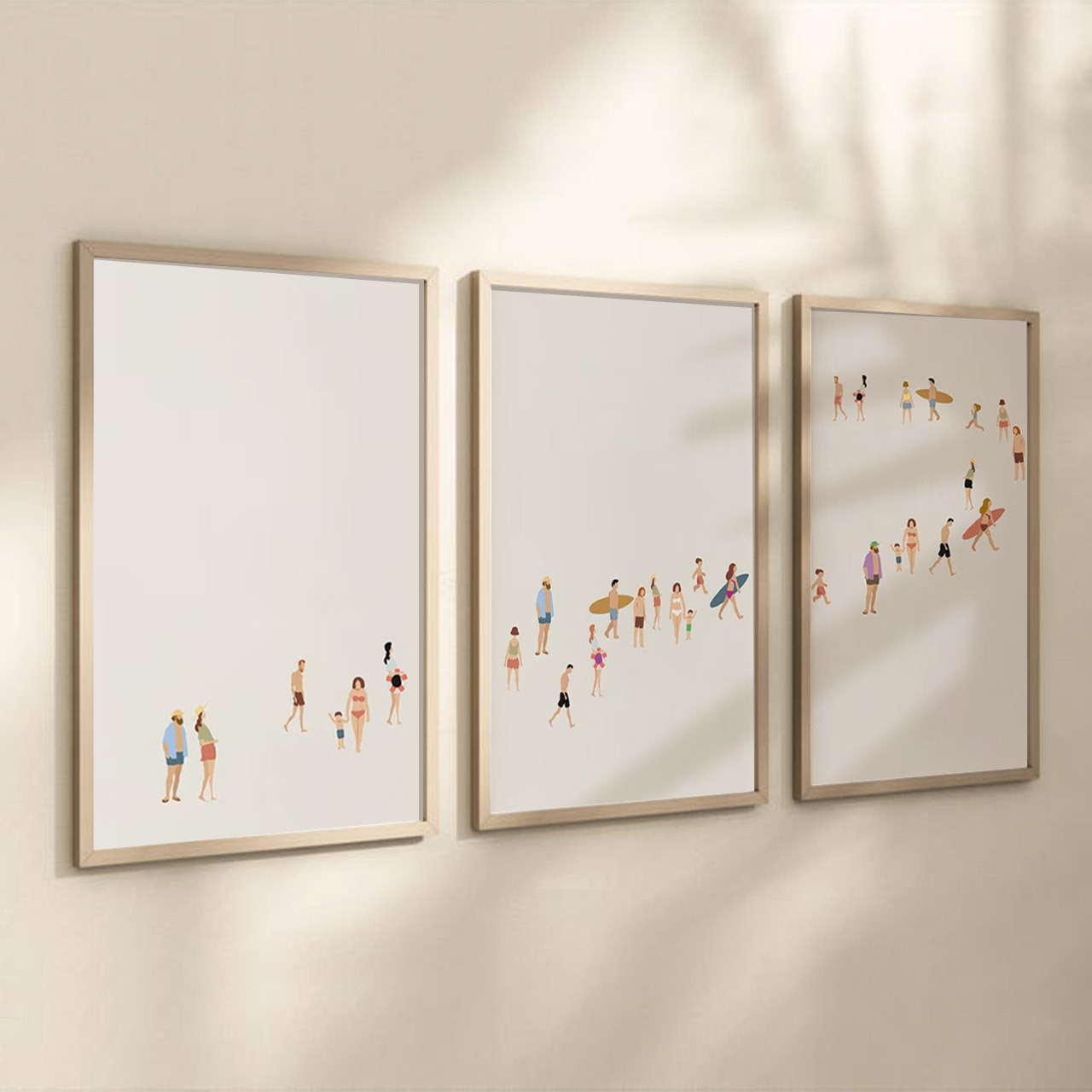 A Day At The Beach Digital Nursery Wall Art