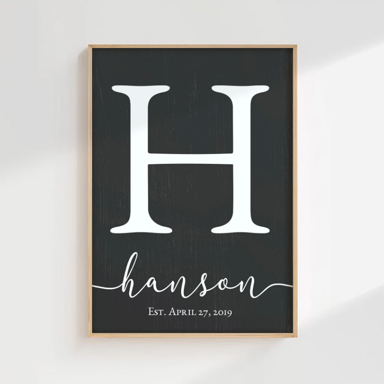 Personalized Family Name Digital Nursery Wall Art