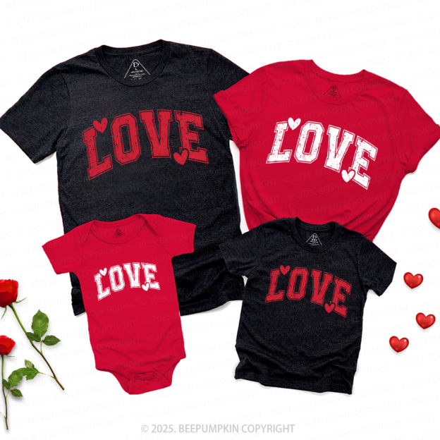 Team Love Valentine's Day Family Shirt