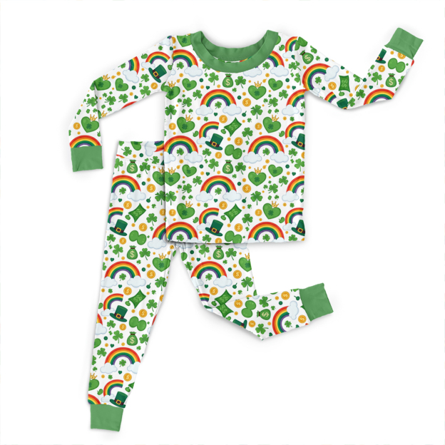 Lucky Daydreams Two-Piece Pajama Set For Kids