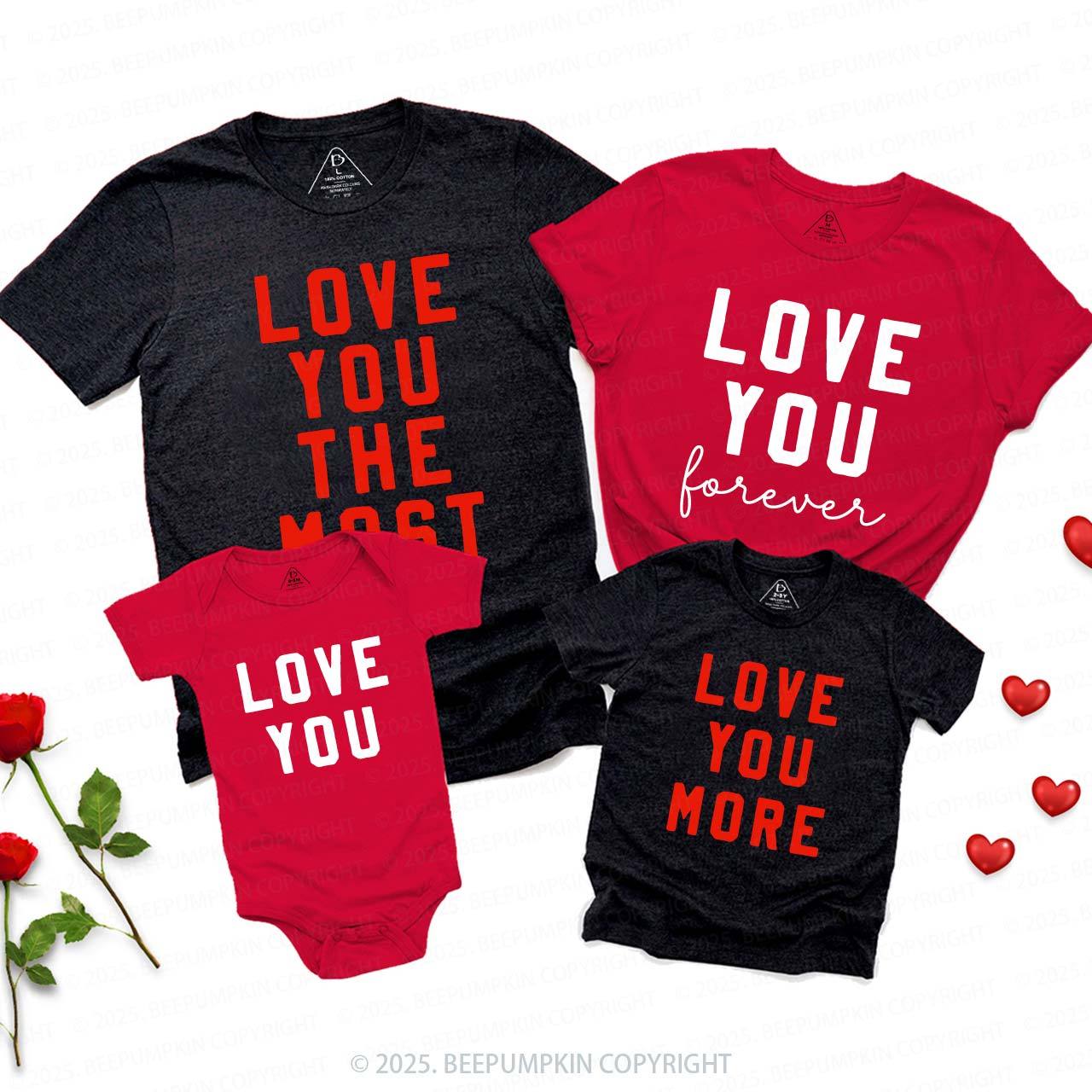 Personalized More Than Love Family Shirt