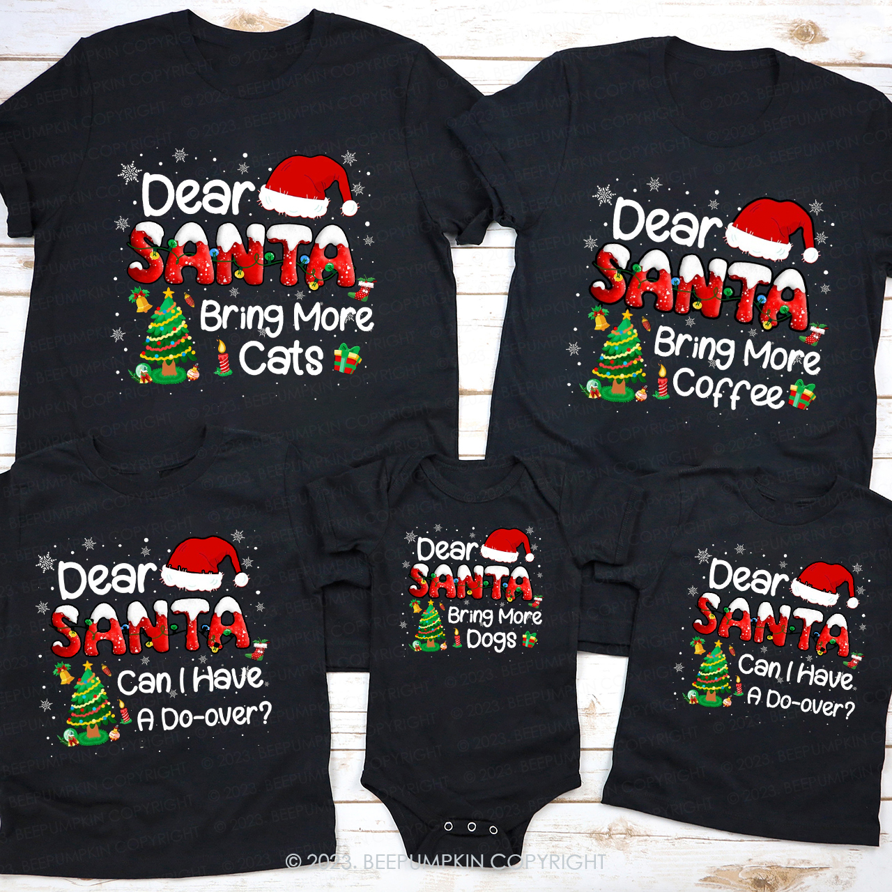 Dear Santa SVG  Good-ish, Naughty one svg Matching Shirts