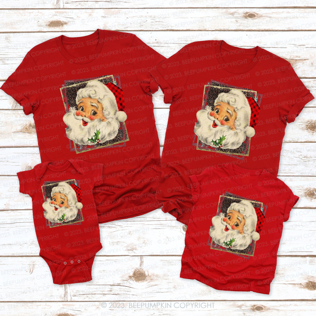 Retro Christmas Old Fashioned Santa Claus Shirts