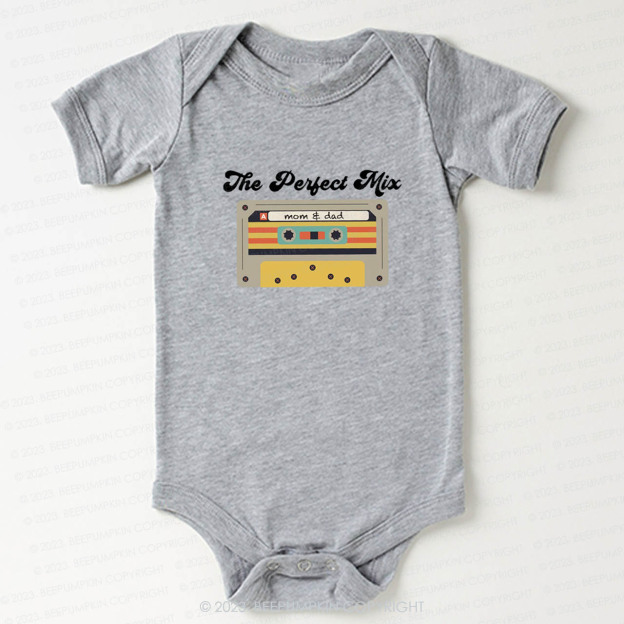 The Perfect Mix Love My Mom & Dad Bodysuit For Baby