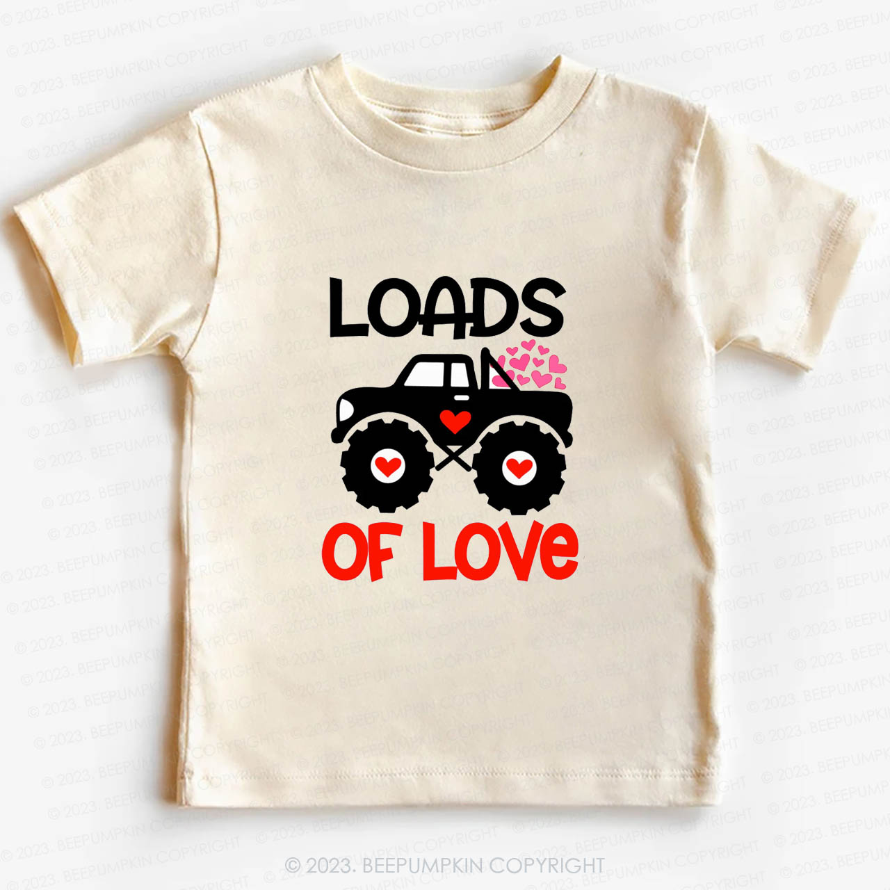 Loads of Love Valentines Truck -Toddler Tees