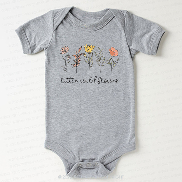 Little Wildflower Boho Bodysuit For Baby