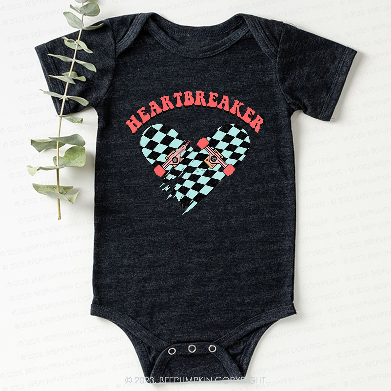 Heart Breaker Valentines Day Bodysuit For Baby