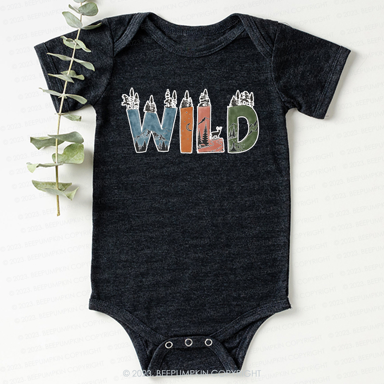 Wild Hiking Outdoors Adventure Bodysuit For Baby