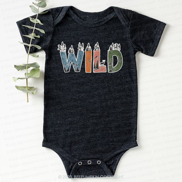 Wild Hiking Outdoors Adventure Bodysuit For Baby