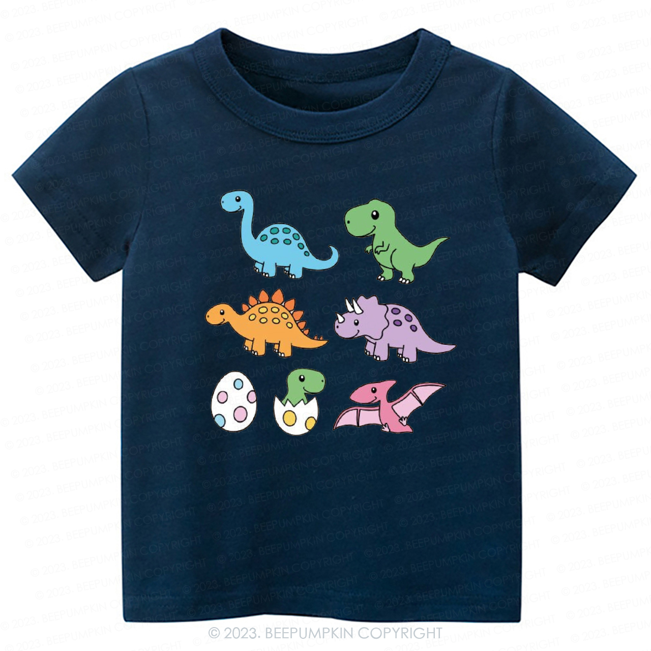 Colorful Dinosaur Gift -Toddler Tees