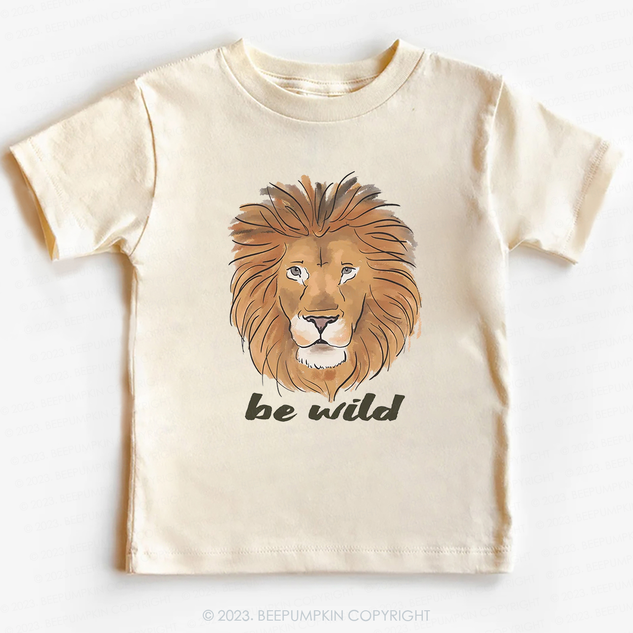 Be Wild Lion African Animal -Toddler Tees
