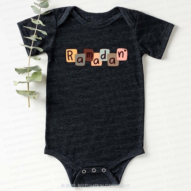 Personalized Name Colorful Letters Bodysuit For Baby