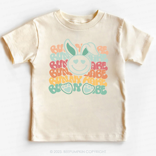 Cute Retro Graphic Bunny Babe -Toddler Tees