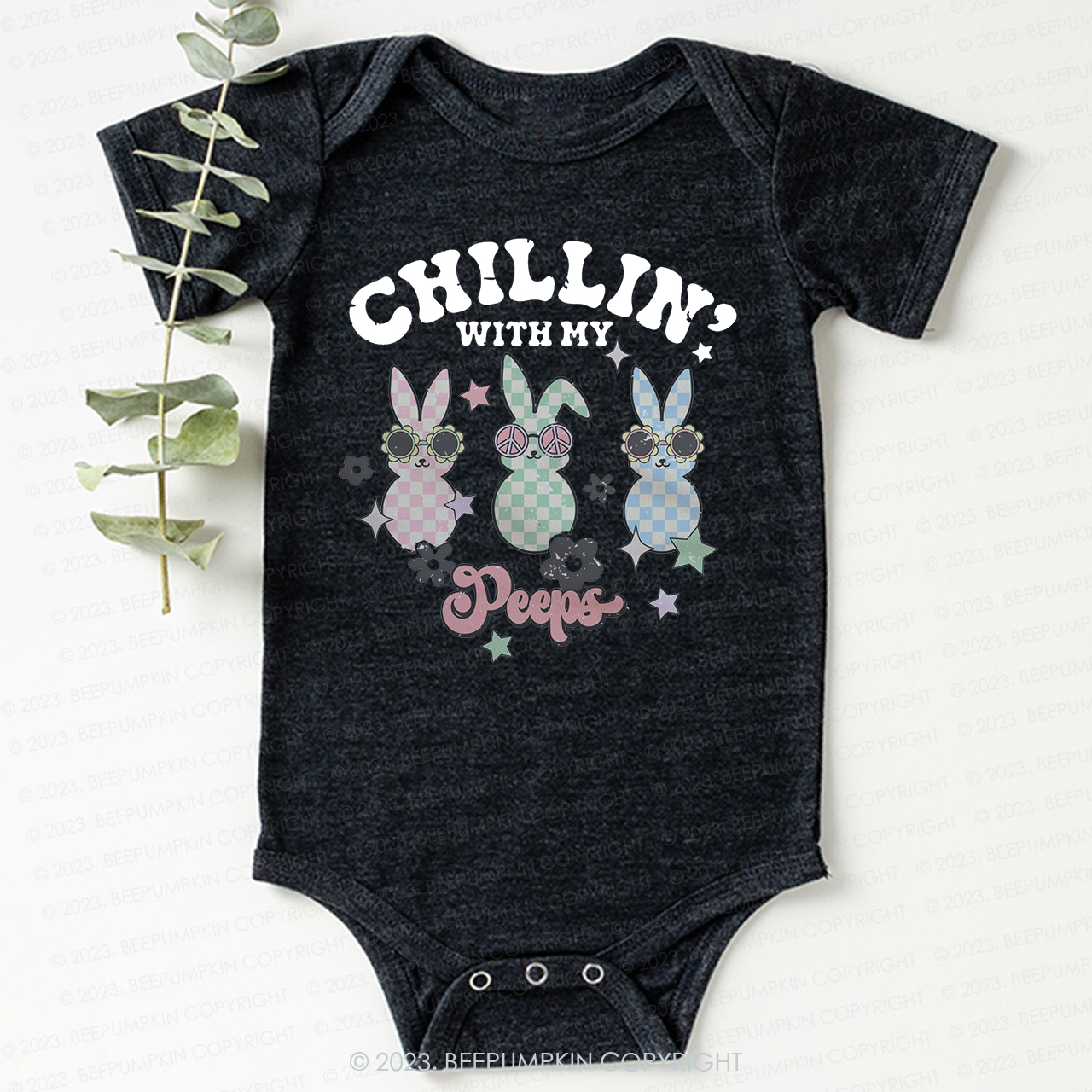  Chillin' with My Peeps Bodysuit For Baby