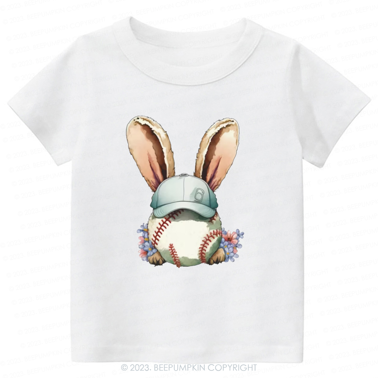 Easter Baseball Bunny  -Toddler Tees