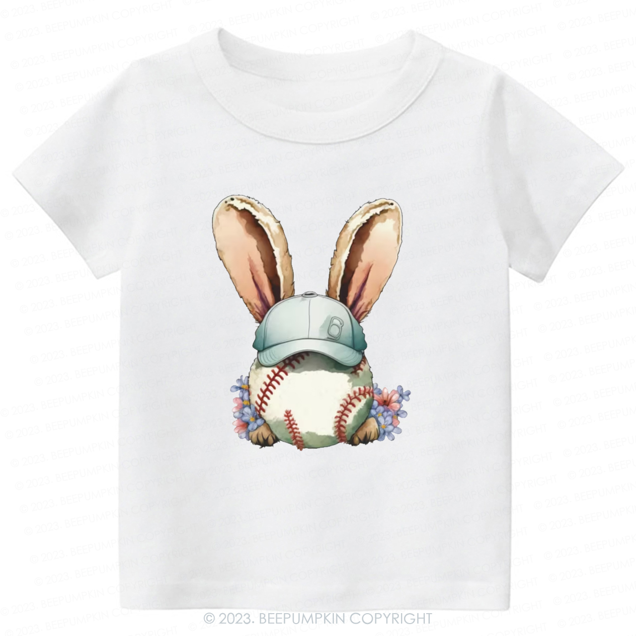 Easter Baseball Bunny  -Toddler Tees