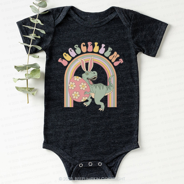 Easter Eggscellent Kids Retro Bodysuit For Baby