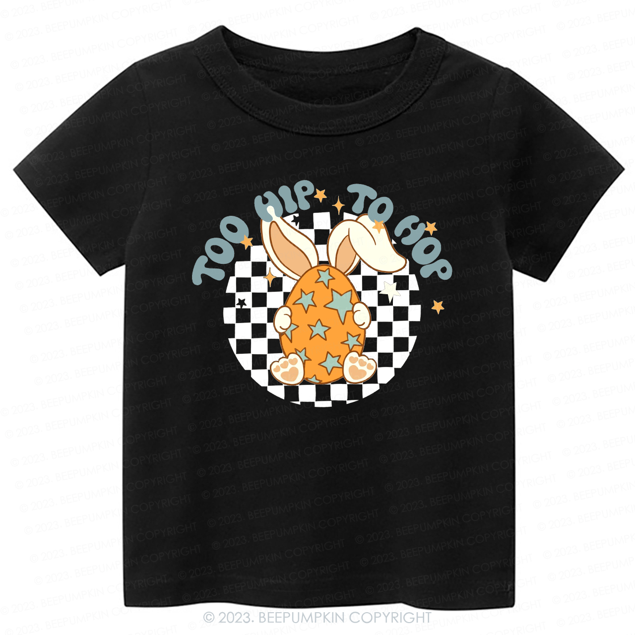 Hoppy Easter Too Hip To Hop-Toddler Tees