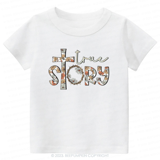 True Story Flowers Easter Toddler Tees