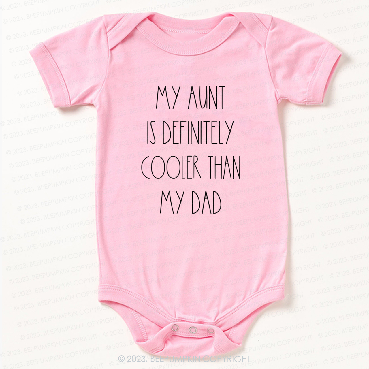 My Aunt Is Definitely Cooler Than My Dad Bodysuit For Baby
