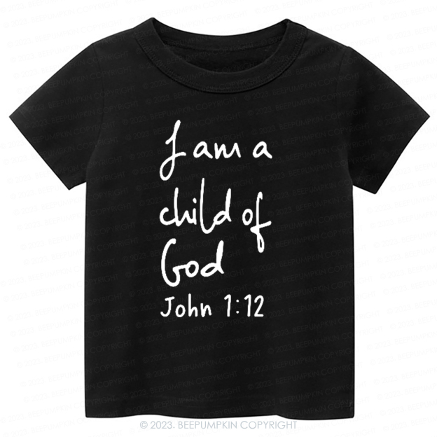 I Am A Child Of God Christian Easter-Toddler Tees