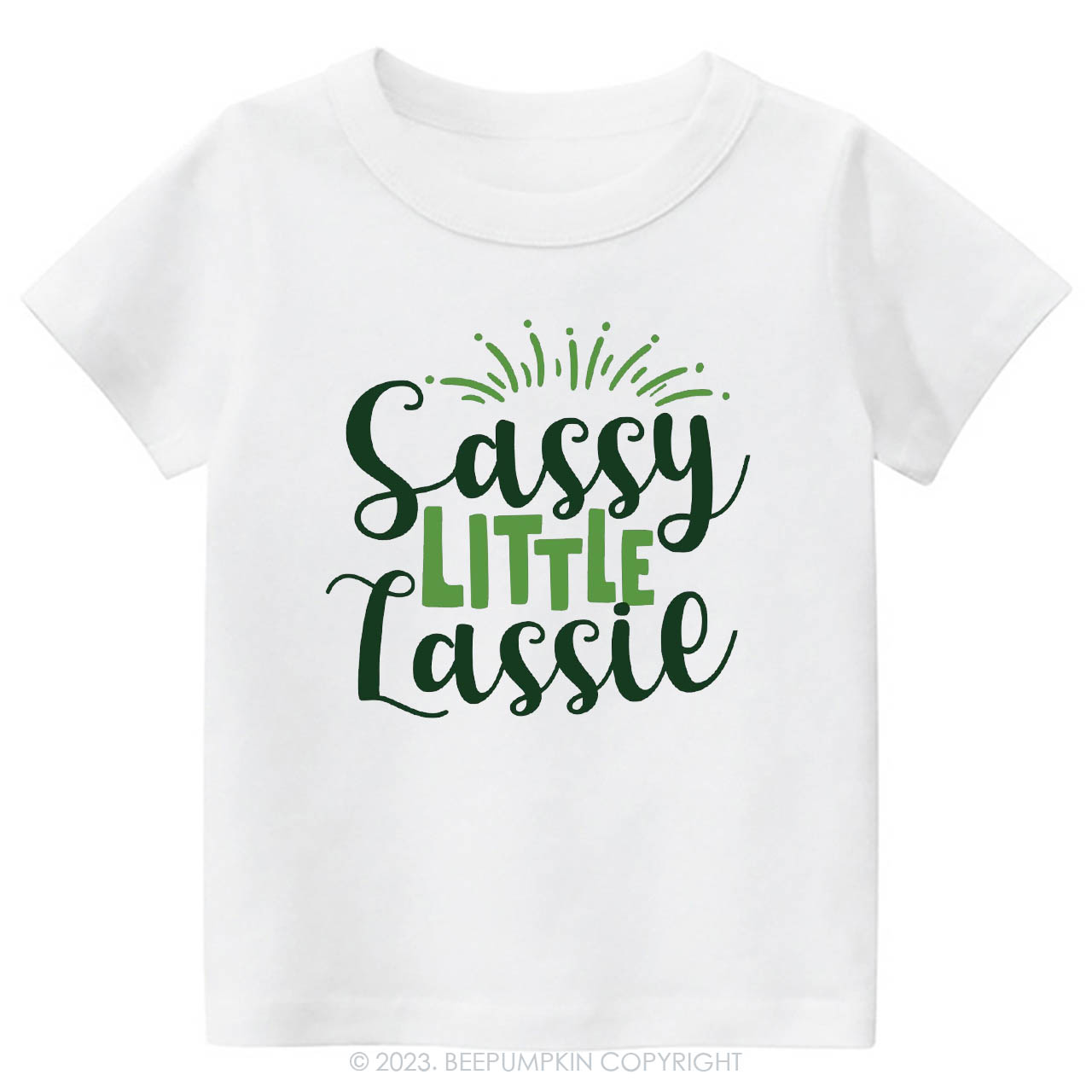 Sassy Little Lassie St.Patricks Day -Toddler Tees