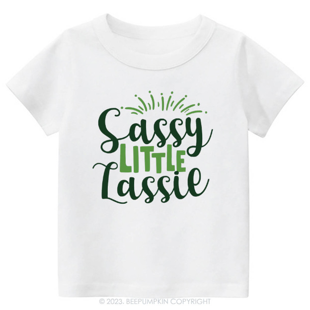 Sassy Little Lassie St.Patricks Day -Toddler Tees