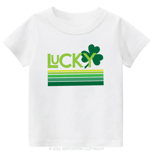 Pretty Lucky Clover St.Patricks Day -Toddler Tees
