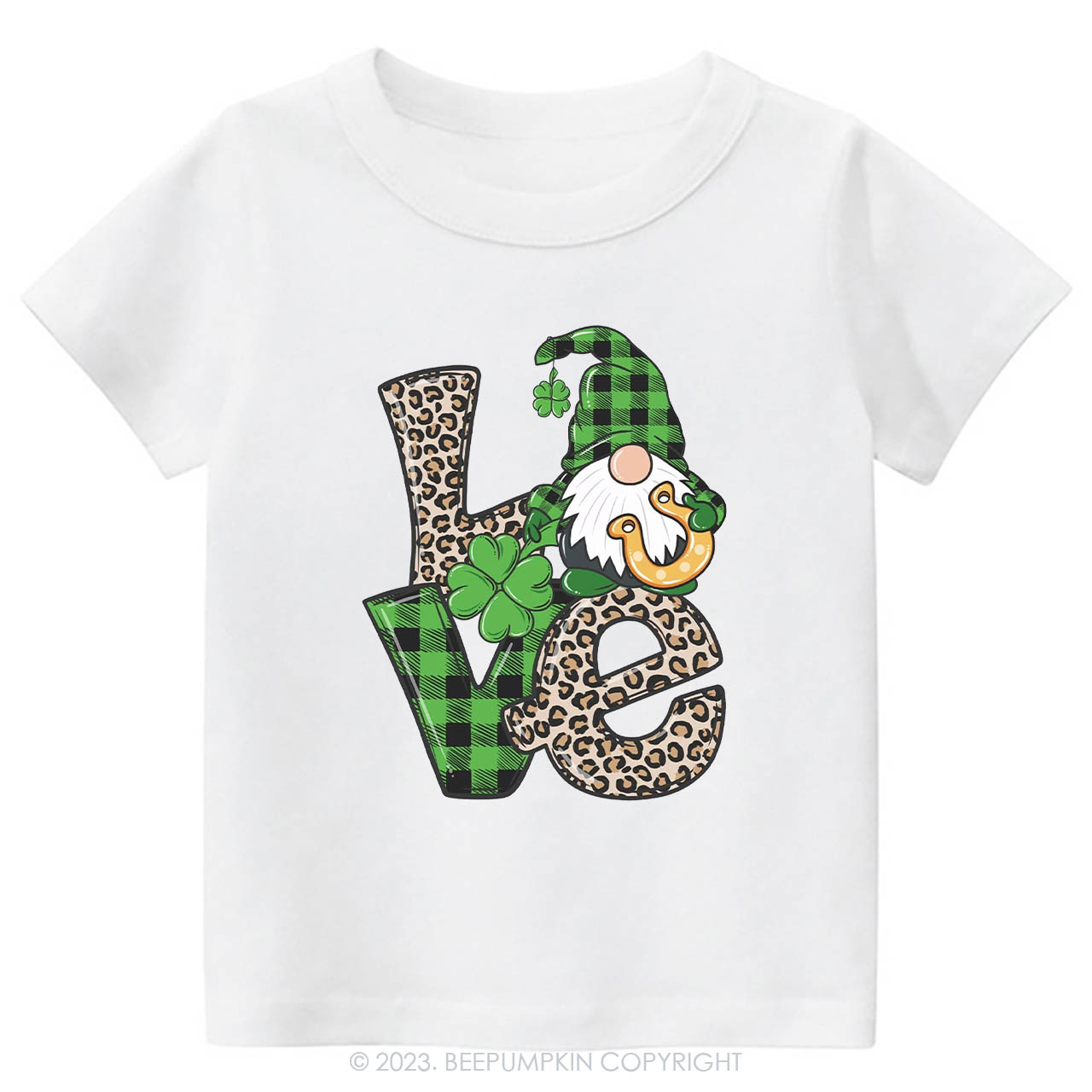 Love Gnomes St.Patricks Day -Toddler Tees